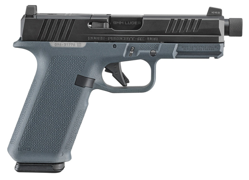 Ruger 19447 RXM 9mm 4.5 Inch Threaded Barrel Slim Gray 17-Round Magazine