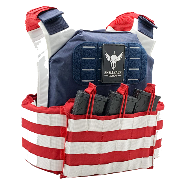 SHELLBACK TACTICAL STARS AND STRIPES PLATE CARRIER