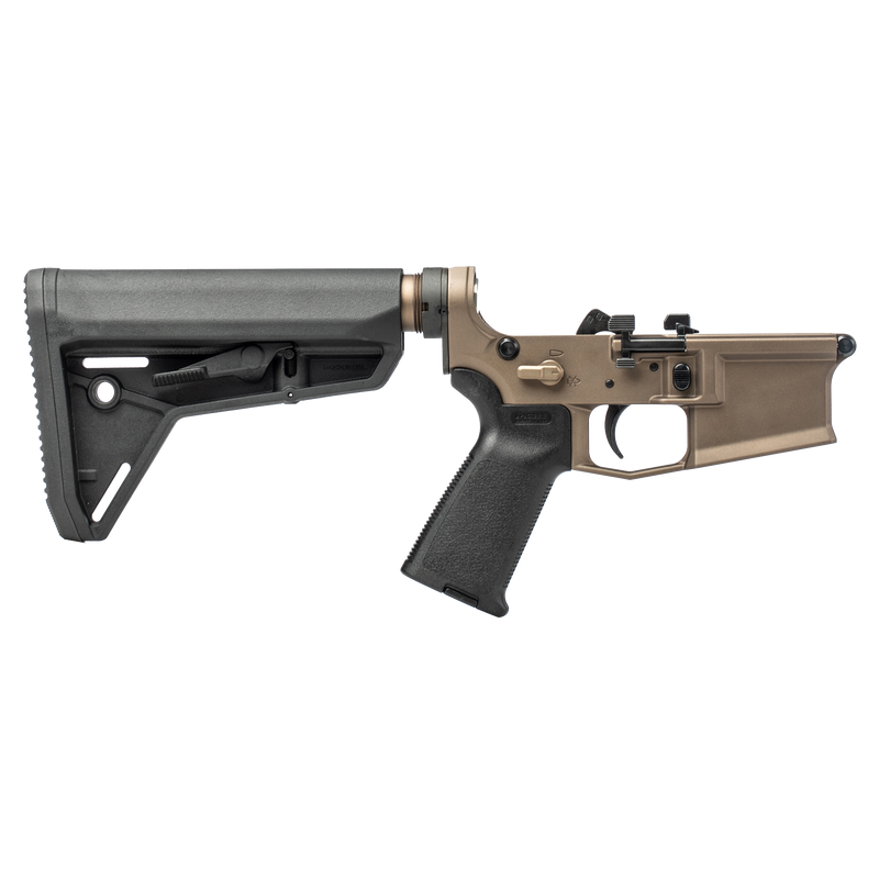 Aero Precision M4E1 PRO Complete Lower Receiver 556/223 Kodiak Brown