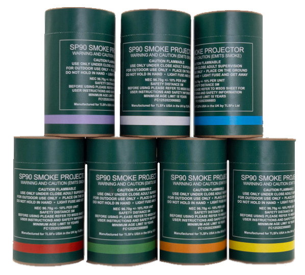 TLSFXUSA SP90 Smoke Grenade – Maximum Output Tactical & Simulation Smoke Device
