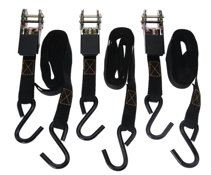 Walkers Game Ear MUD-CR99-V3 Treestand Ratchet Strap 3-Pack for Secure Hunting Setup