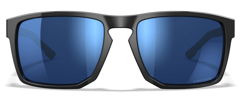Wiley X Apex Captivate Sunglasses Blue Gloss Black