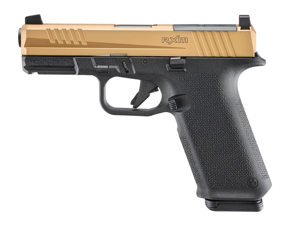 Ruger RXM 9mm Luger 4-Inch Striker-Fired Pistol with Magpul EHG, Optic-Ready Black Frame