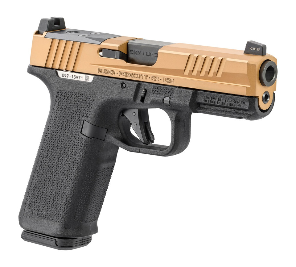 Ruger RXM 9mm Luger 4-Inch Striker-Fired Pistol with Magpul EHG, Optic-Ready Black Frame