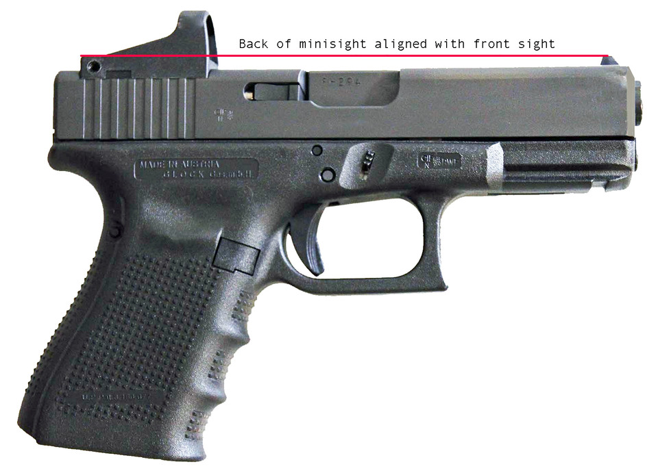 SHIELD SIGHTS SMS-65/2MOA-POLY Mini Sight with 6.5 MOA Dot