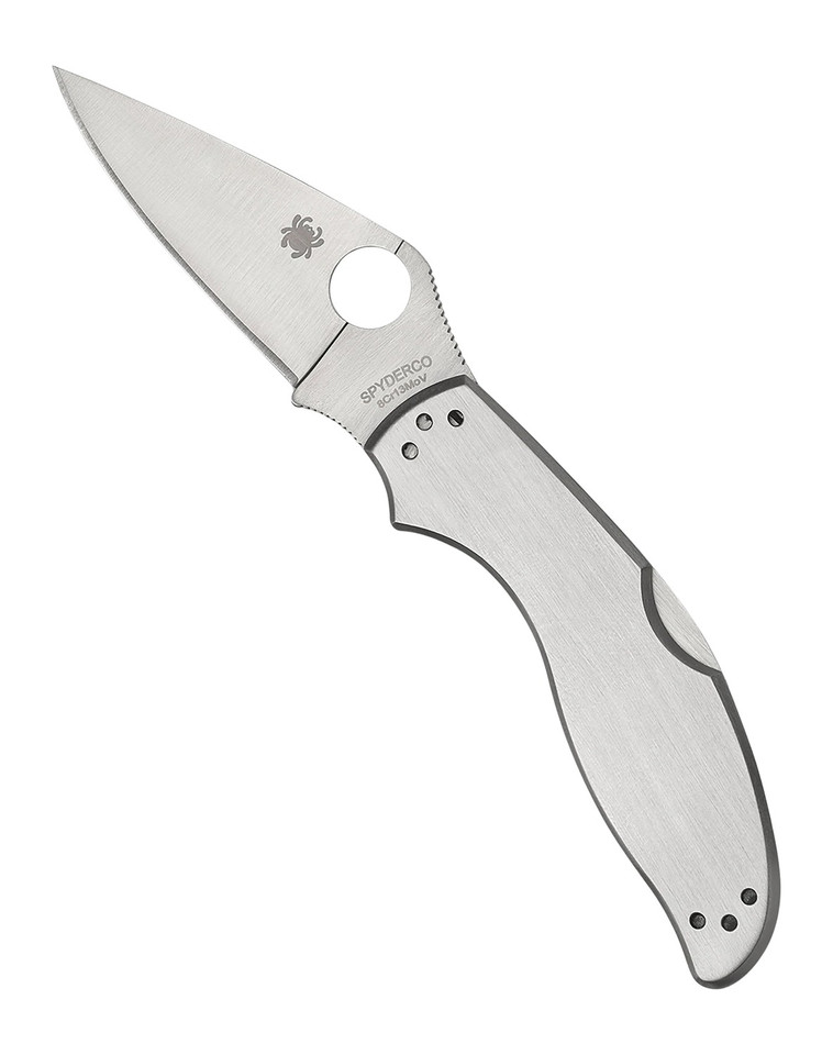 Spyderco Upturn Stainless Lockback Knife C261P