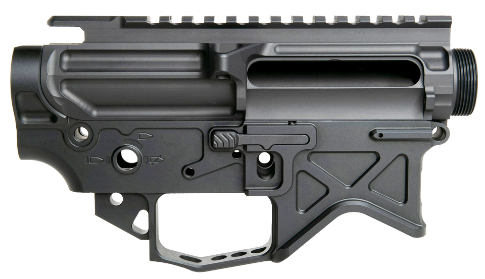 Battle Arms Authority Elite Ambidextrous AR15 Receiver Set – 7075-T6 Billet (Black Anodized)