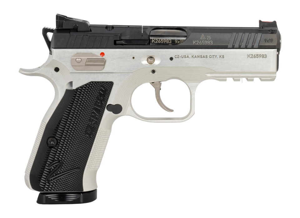 CZ Shadow 2 Compact 9mm Pistol 15-Round Mag Two-Tone Finish