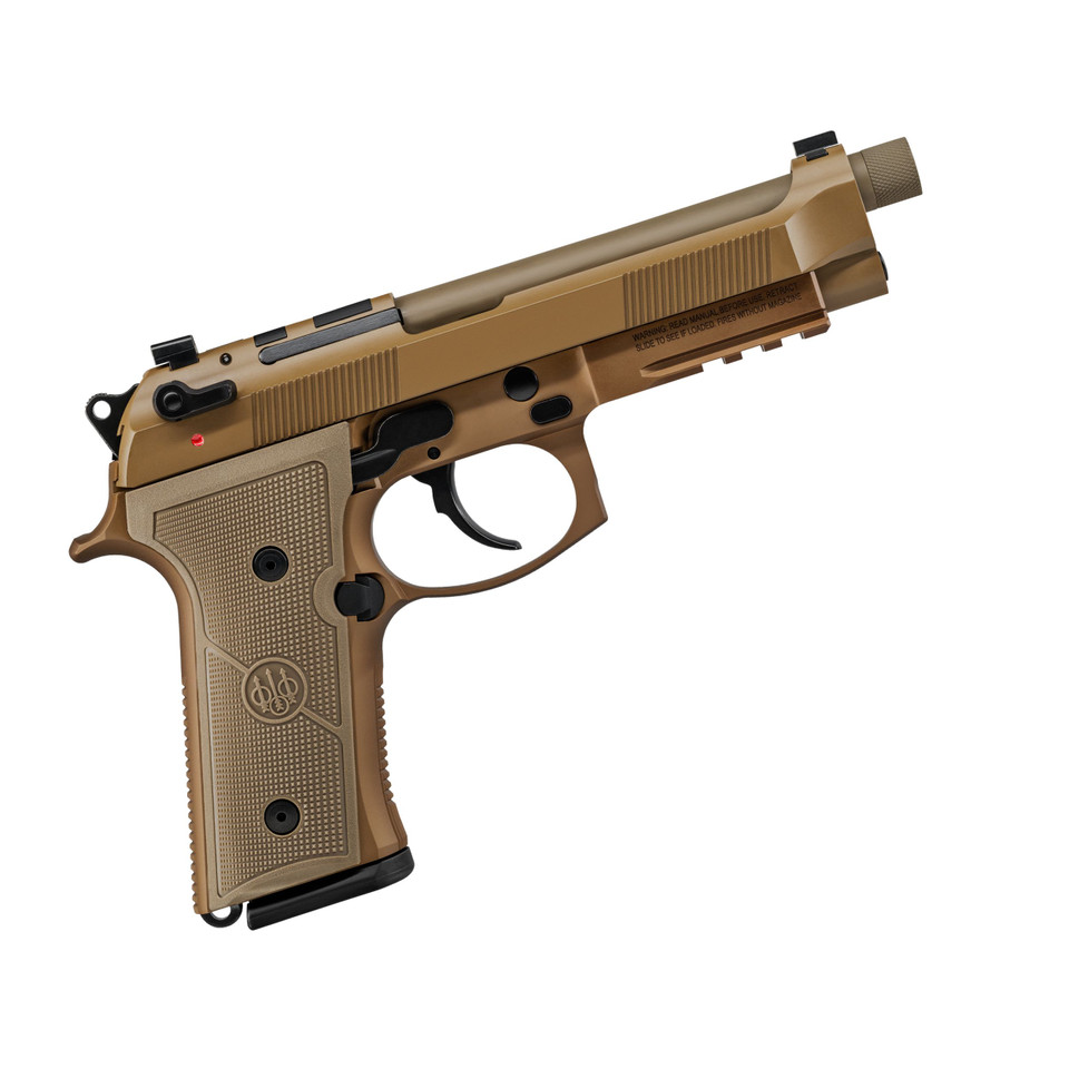 Beretta M9A4 Overlanding 9mm Pistol – 5.1" Threaded Barrel Clay Cerakote / California Compliant