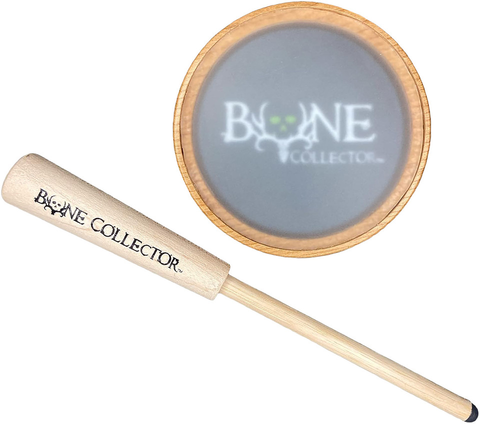 Bone Collector Double Deceiver Turkey Decoy with Rasp Sound and Weather Resistance