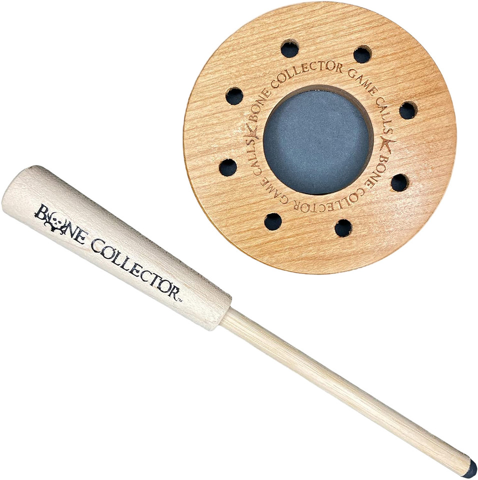 Bone Collector Double Deceiver Turkey Decoy with Rasp Sound and Weather Resistance