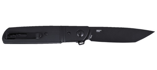 Columbia River BamBoozled 3.32-Inch Tanto Knife Black