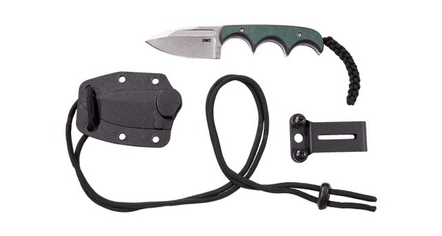 Columbia River Minimalist 2.15 Spear Green and Black Folding Knife