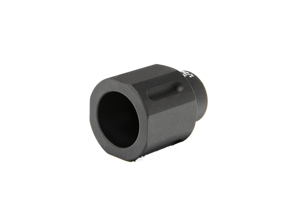 9mm 4 Flat Flash Can 1/2x28