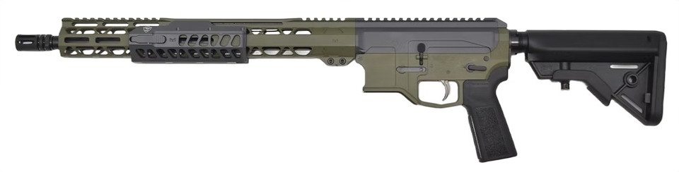 Bilson Arms BA15FC 556 16-Round Magazine Green and Gray