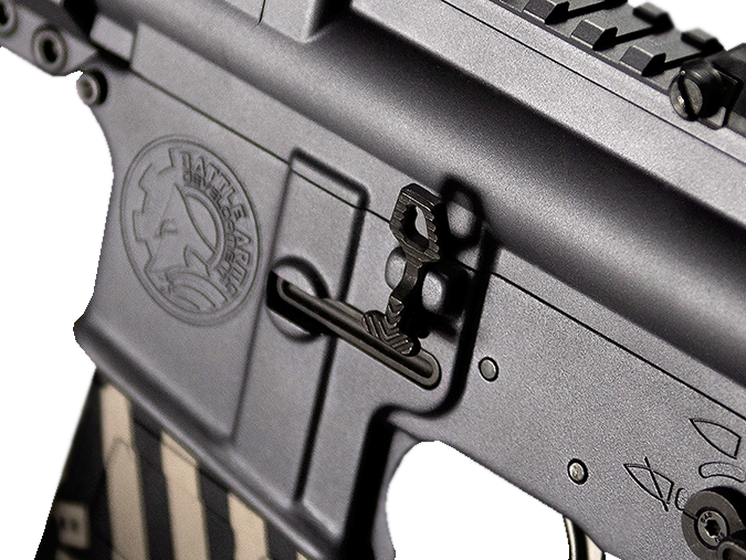 BATTLEARMS BAD-EBC-IC Enhanced Bolt Catch – AR15 / M16 / M4