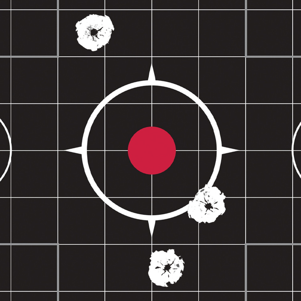 Allen 27991 Ruger Splash Adhesive Target Kit for 10/22 Rifles