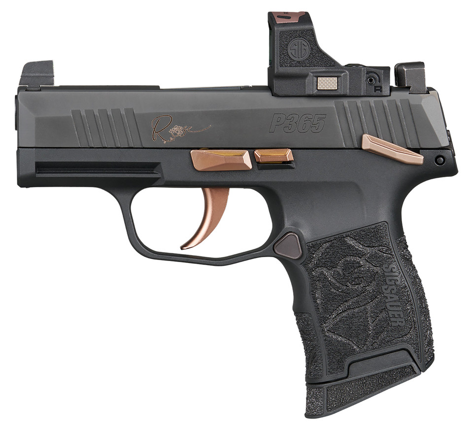 Sig Sauer P365 380 ACP 3.1-inch Barrel 10+1 Capacity Rose Gold Cerakote Controls