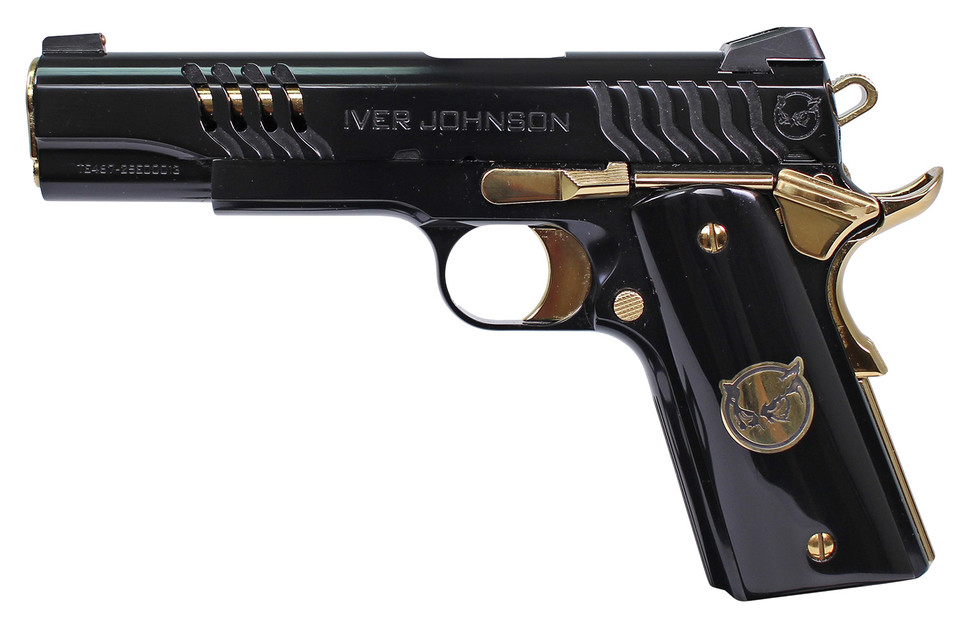 Iver Johnson Arms Eagle Onyx G2 45 ACP 5-Inch Pistol with Ported Slide and 8+1 Capacity