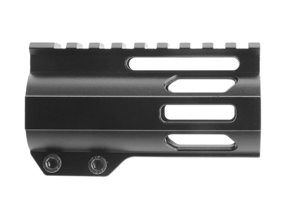 TacFire HG27-4 4-Inch M-LOK Free-Float Handguard with Full Rail and Quick Detach