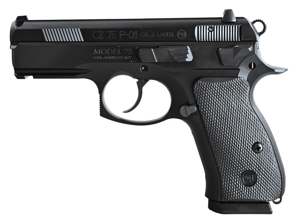 CZ 91297 CZ 75 P01 50th Anniversary 9mm Pistol with 3.75-inch Barrel