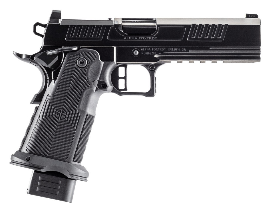 Alpha Foxtrot AF1911 Romulus 9mm Luger Full-Size Pistol with 5-Inch Barrel and Optic Ready Slide