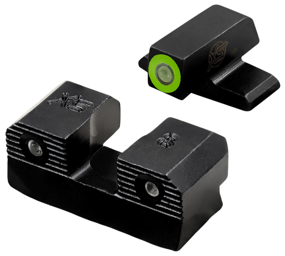 XS SIGHTS R3D Sig P320 P365 P226 Handgun Tritium Night Sights with Green Front Dot and Wide Notch Rear