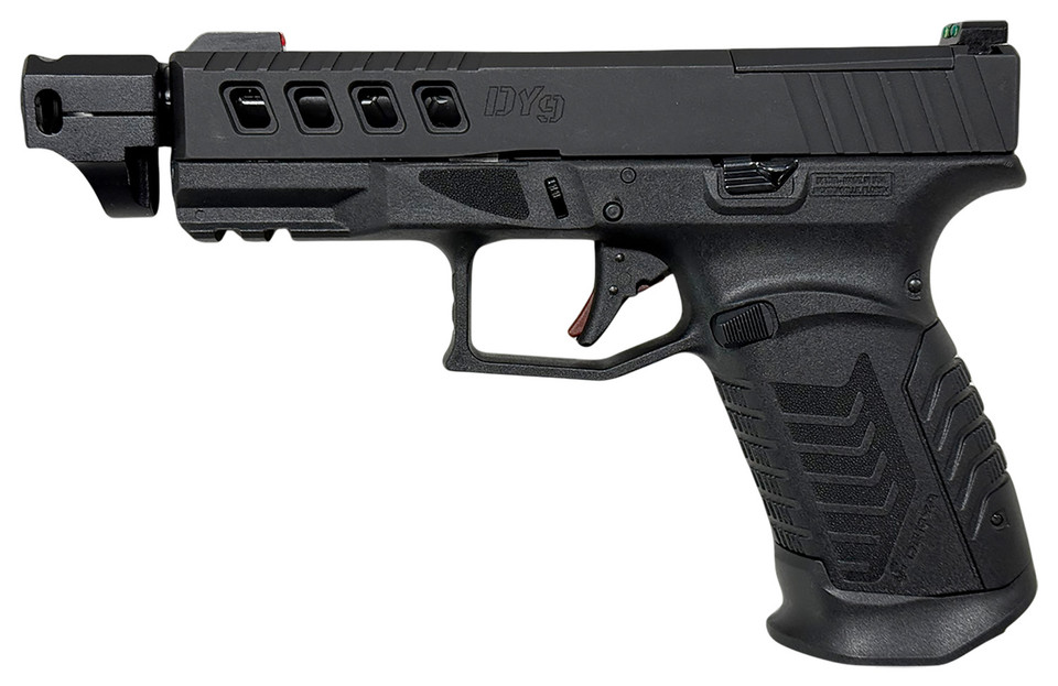 Derya Firearms DY9 COMP 9mm Pistol with 4.64-inch Threaded Barrel and Optic Ready Slide