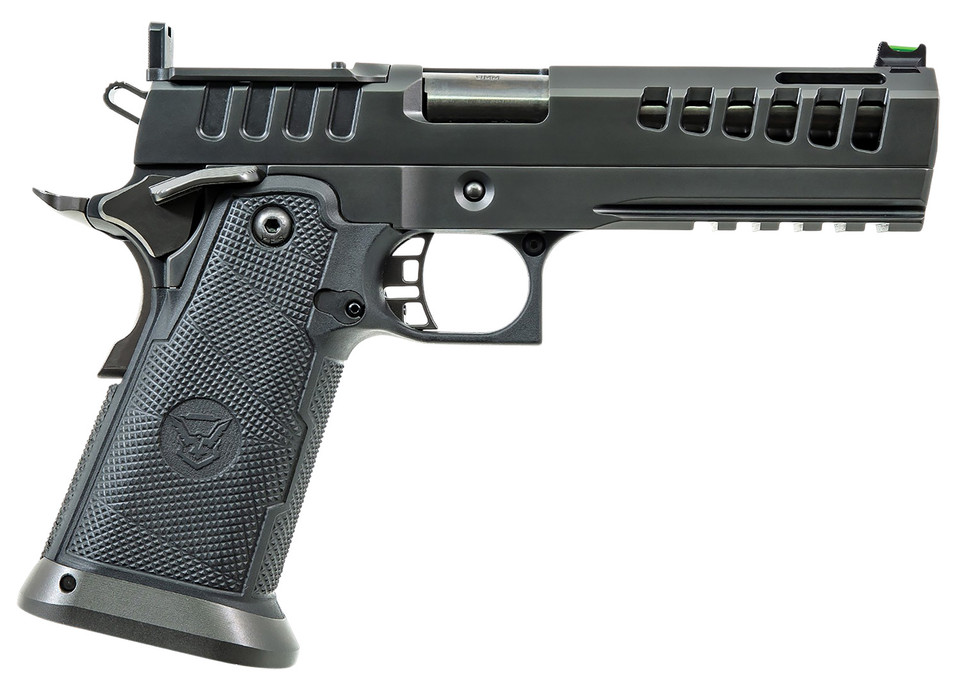 Watchtower Firearms Demolitia 9mm Full-Size Double-Stack 1911 with PVD Coating and Optic Cut
