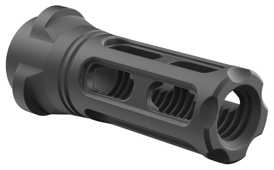 BREEK BRK4321 Sentinel Caged Flash Hider 5/8x24 Nitride Steel