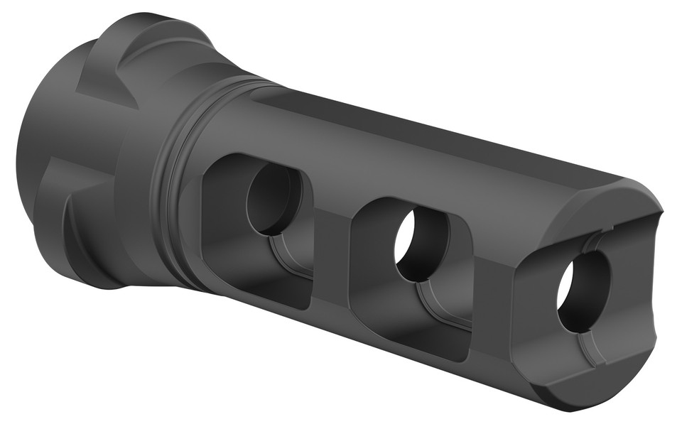 BREEK Breek LOK 3QD Gemini Dual-Port Muzzle Brake for 223/556 with 1/2 x 28 Thread Pattern