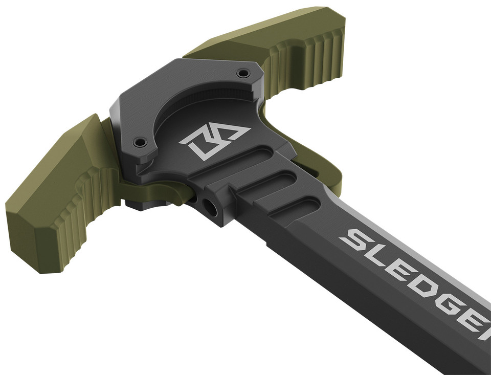 BREEK Sledgehammer AR-15 Charging Handle with Gas Ports and Serrated Latches