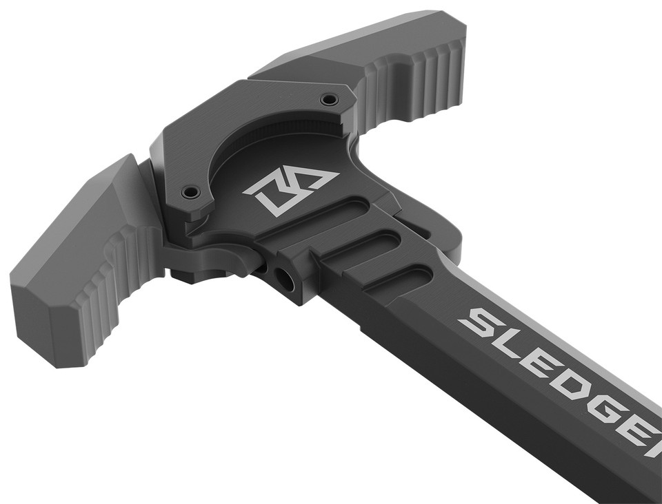 BREEK Sledgehammer AR-15 Charging Handle with Gas-Reduction Ports and Serrated Latches