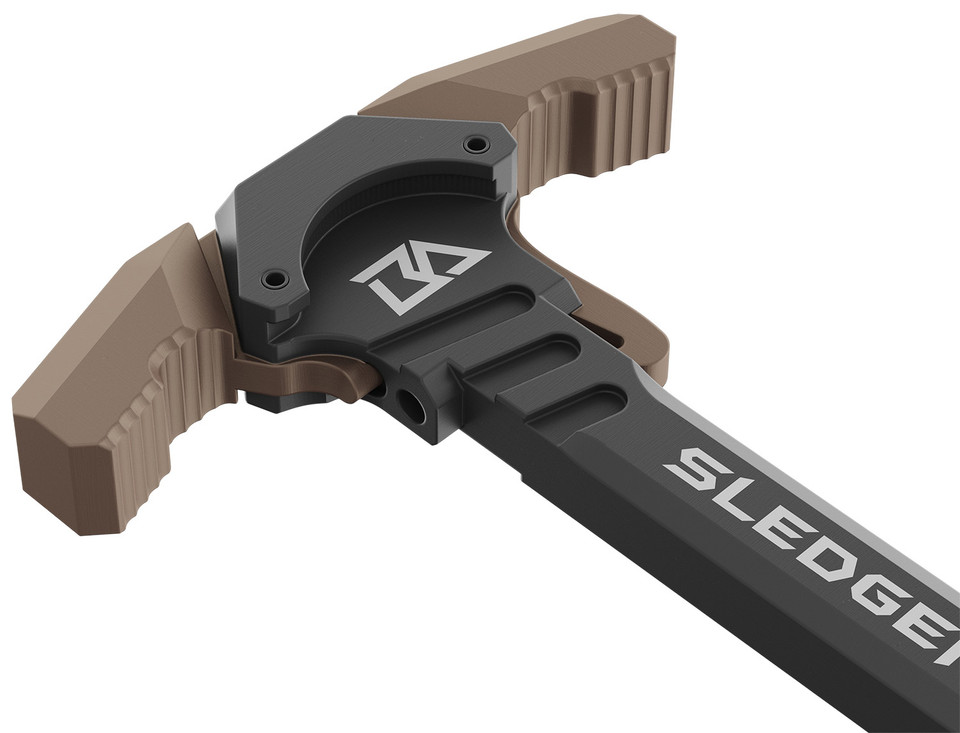 BREEK Sledgehammer AR-15 Charging Handle with Gas-Reduction Ports and Hard Anodize Finish