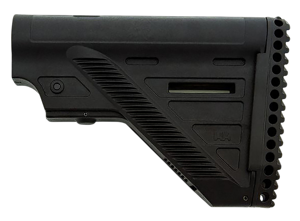 HK MR762 A4 Slimline Buttstock for AR-15/M16 with HK Logo