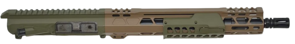 Bilson Arms BA-15FCP .338 ARC Rifle 12.5 Inch Threaded Barrel / Flat Dark Earth / Sniper Green 10+1