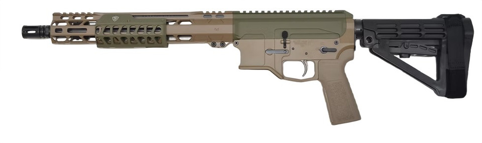 Bilson Arms P7UFSFG10R1 BA15FC 338 Arc Flashlight with 12.5 Inch Barrel and FDE/SNG Finish