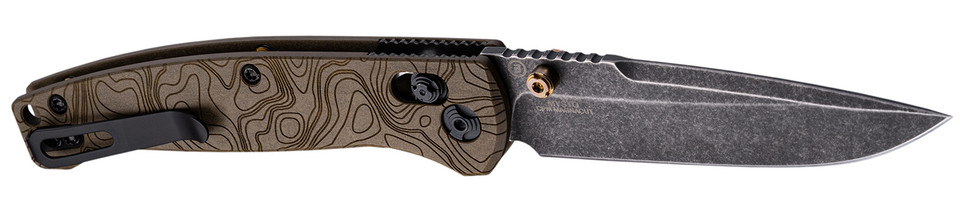 Hogue Mysto Drop Point Folding Knife with CPM MagnaCut Blade and Richlite Handle