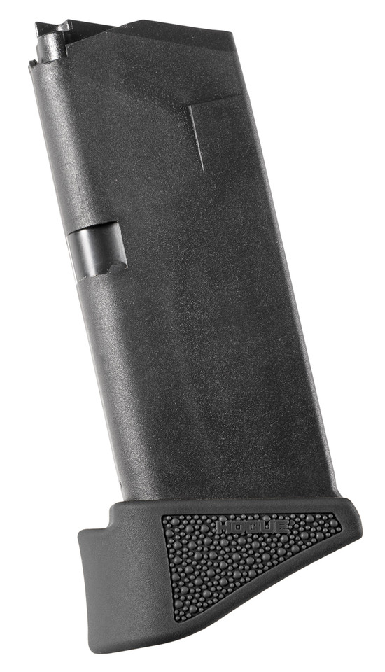 Hogue Overmolded Rubber Grip Extension for Glock 26 9mm Gen 4 10-Round Magazines