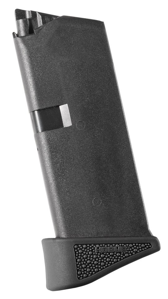 Hogue Overmolded Rubber Grip Extension for GLOCK 43 9MM 6-Round Magazines
