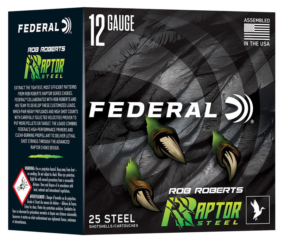 Federal RRS1384 12 Gauge 3 inch 1-3/8 oz #4 Raptor Series Shotshells