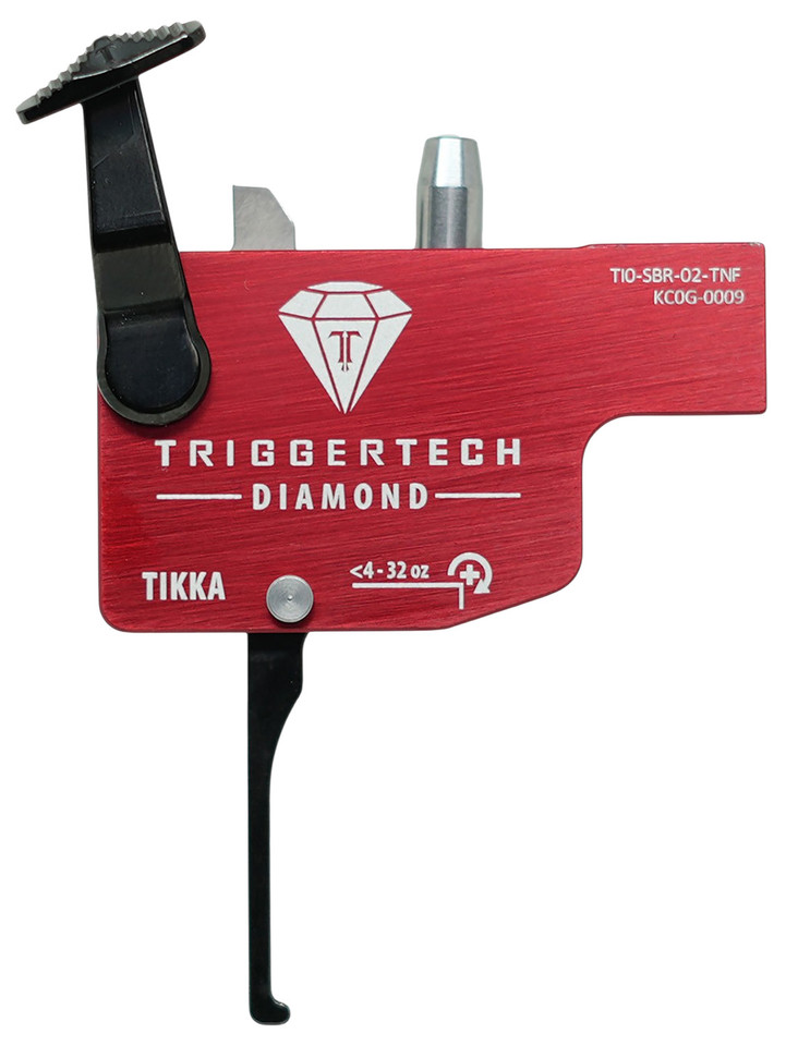 TriggerTech Diamond Tikka Right Hand Flat Lever Trigger TI0SRB02TNF