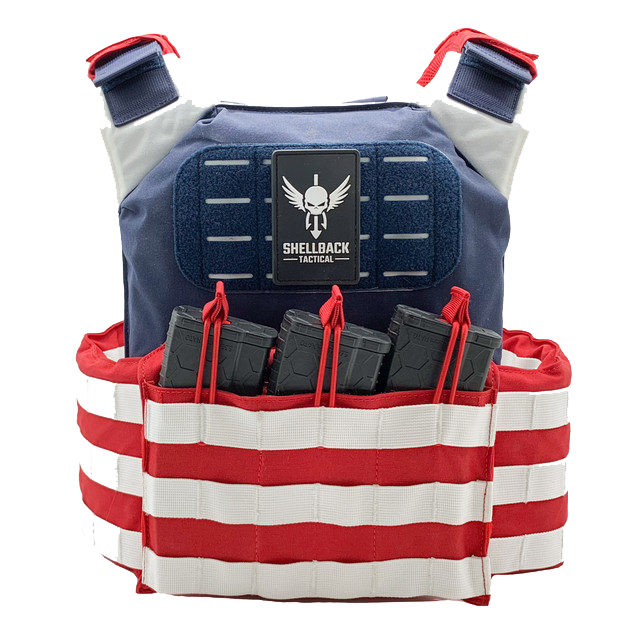 SHELLBACK TACTICAL STARS AND STRIPES PLATE CARRIER