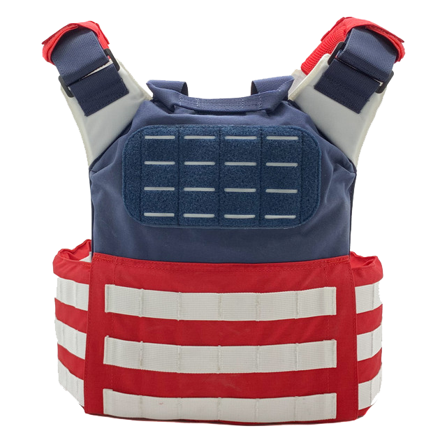 SHELLBACK TACTICAL STARS AND STRIPES LIGHTWEIGHT ARMOR SYSTEM WITH LEVEL III LON-III-P PLATES