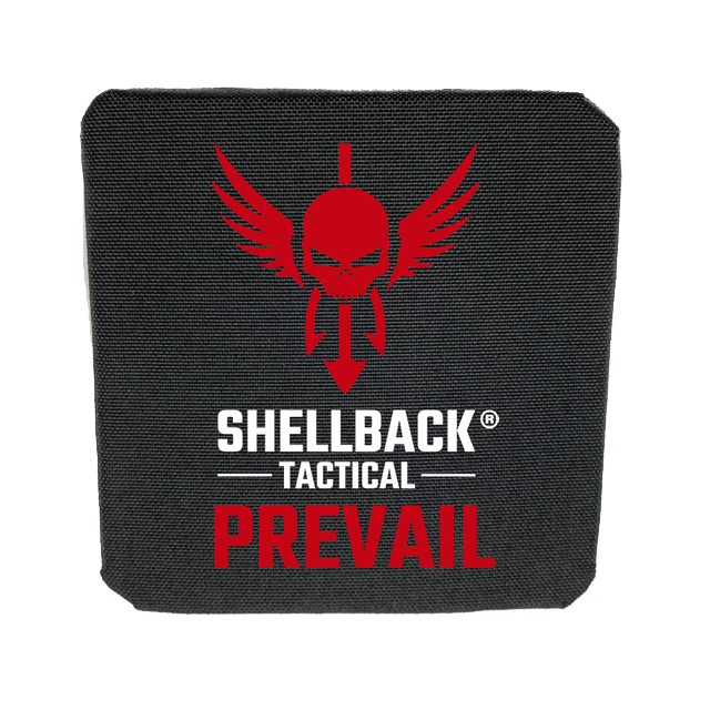 SHELLBACK TACTICAL PREVAIL SERIES 6 X 6 INCH STAND ALONE LEVEL IV HARD ARMOR SIDE PLATE MODEL 4S17
