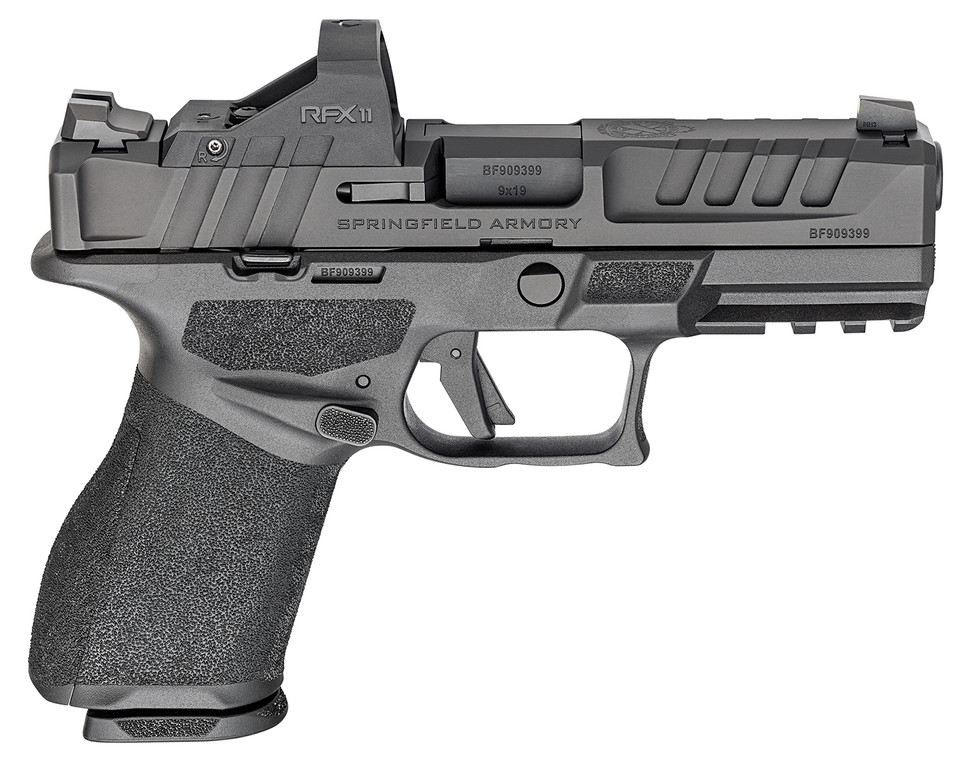 Springfield Armory Echelon 4-inch 9mm Striker Fire Pistol with Green Dot Sight and Four Magazines
