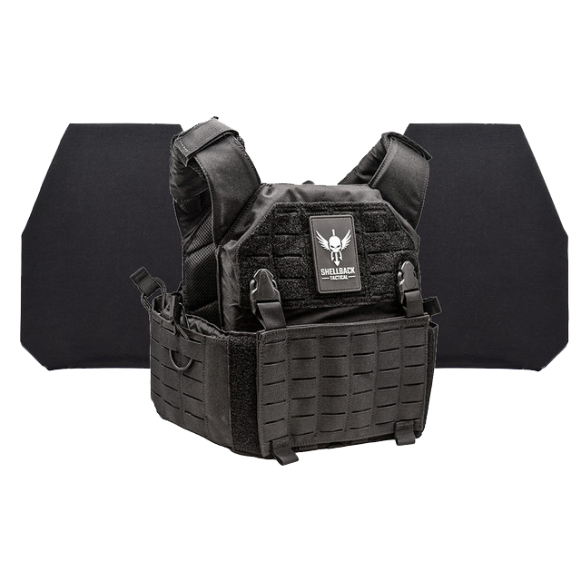 SHELLBACK TACTICAL RAMPAGE 2.0 LEVEL IV ARMOR KIT WITH MODEL 26605-2 CERAMIC PLATES