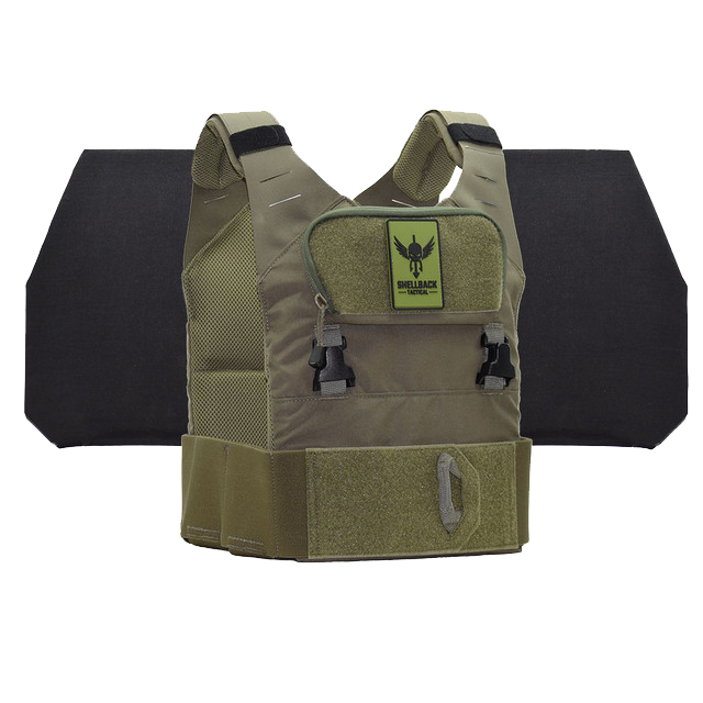 SHELLBACK TACTICAL STEALTH 2.0 LEVEL IV ARMOR KIT WITH MODEL 26605-2 CERAMIC PLATES