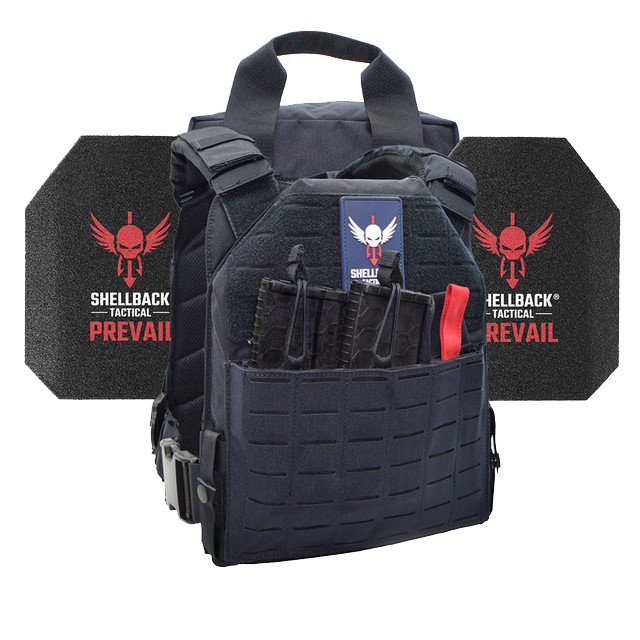 SHELLBACK TACTICAL DEFENDER 2.0 LEVEL III ARMOR KIT WITH AR1000 STEEL PLATES