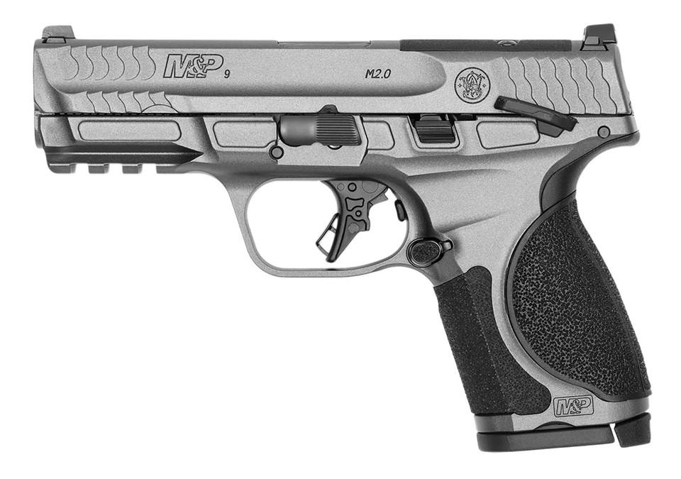 Smith & Wesson M&P9 2.0 Compact 9mm Luger 4-inch Barrel 10+1 Capacity Tungsten Gray Cerakote